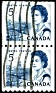 Canada - 1967 - Queen Elizabeth - 5 - Azul - Lobster Traps And Boat (Atlantic Provinces). - Scott 458 A224 - 0